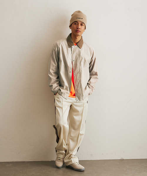 417 EDIFICE(フォーワンセブンエディフィス)の「CHAMBRAY / シャンブレー 2LAYERS ブルゾン(ナイロンジャケット・メンズ・ブラック/ベージュ/ブルー系その他・MEDIUM/LARGE)」の7枚目の写真