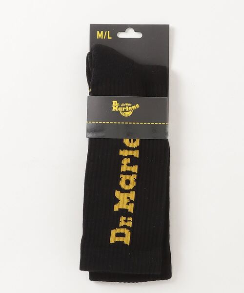 Dr. Martens（ドクターマーチン）の「Dr. Martens/ドクターマーチン バーティカル ロゴ ソックス AD075001（ソックス/靴下・レディース・ブラック・S/M/M/L）」の6枚目の写真