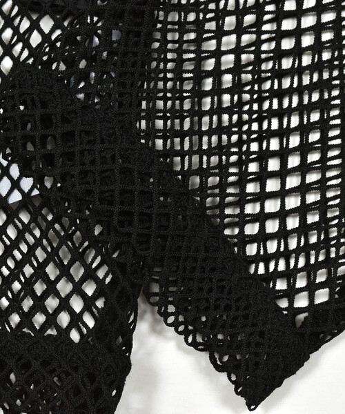 ZIDDY（ジディ）の「【 ニコ☆プチ 掲載 】メッシュリボンカーディガン＆ロングTシャツセット(130~160cm)（カーディガン/ボレロ・キッズ・ブラック/ブルー・150cm/FREE/130cm/140cm）」の19枚目の写真