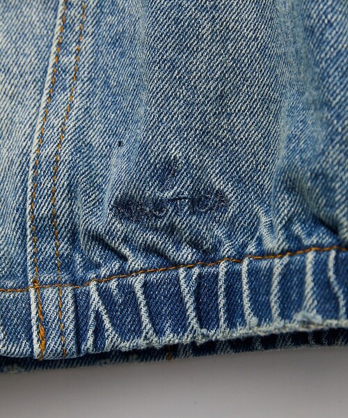 NAUTICA（ノーティカ）の「NAUTICA/ノーティカ Crushed Denim Blouson /クラッシュドデニム ブルゾン（デニムジャケット・メンズ・ネイビー/オフホワイト・LARGE/X-LARGE/MEDIUM）」の13枚目の写真