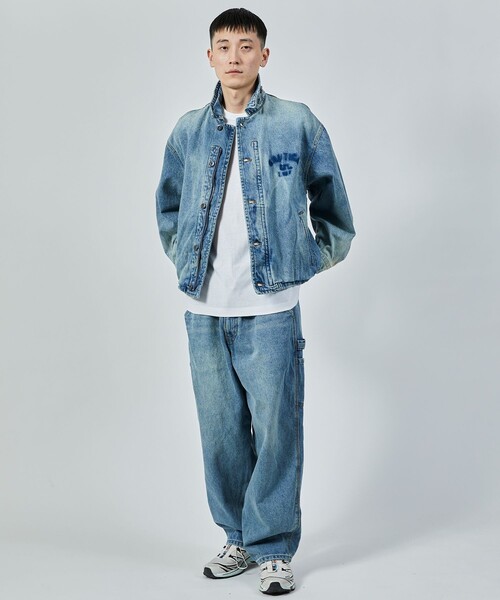 ♯441 NAUTICA ノーティカ デニムジャケット メンズＬ　ブルー NAUTICA デニムジャケット gジャン NAUTICA/ノーティカ Denim