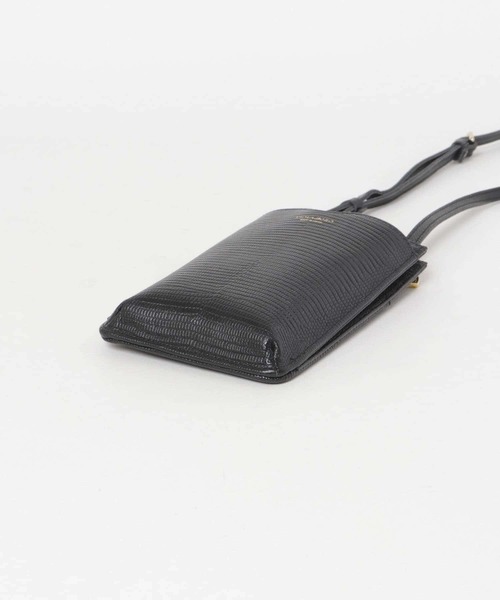 URBAN RESEARCH ROSSO WOMEN（アーバンリサーチ　ロッソ）の「VIOLAd’ORO　ADRIA型押しスマートフォンポシェット（ショルダーバッグ・レディース・ラベンダー/ベージュ系その他/ブラック・-）」の12枚目の写真