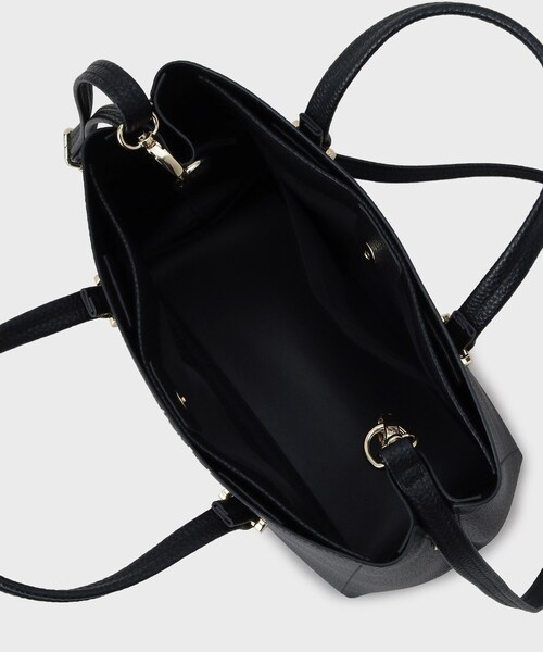 OPAQUE.CLIP(オペークドットクリップ)の「◆【軽量/2WAY/通勤対応】シュリンク合皮ミドルトートバッグ(トートバッグ・レディース・ライトグレー/ベージュ/ブラック/ホワイト系9・00)」の16枚目の写真