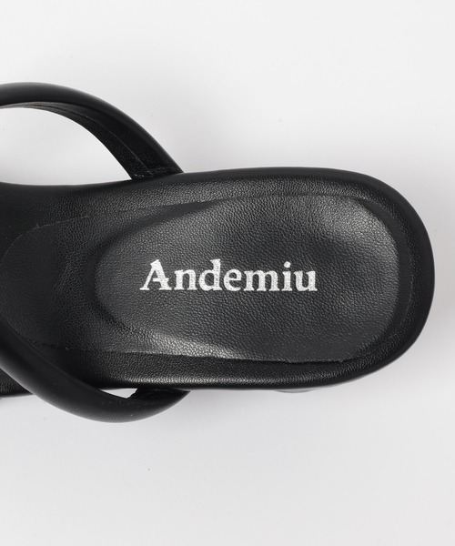 Andemiu(アンデミュウ)の「ボリュームコードサンダル109648(サンダル・レディース・アイボリー/ブラック/シルバー・SMALL/MEDIUM/LARGE)」の12枚目の写真