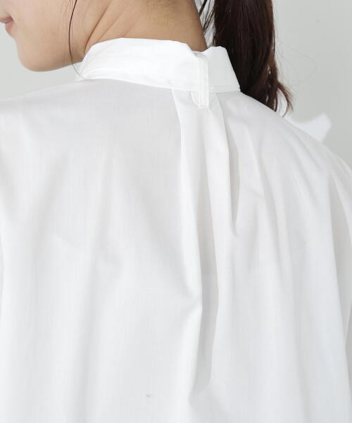 NATURAL BEAUTY BASIC(ナチュラルビューティーベーシック)の「◇フレアカフスリボンボウブラウス(シャツ/ブラウス・レディース・ブルー/オフホワイト/チャコールグレー・MEDIUM/SMALL)」の21枚目の写真