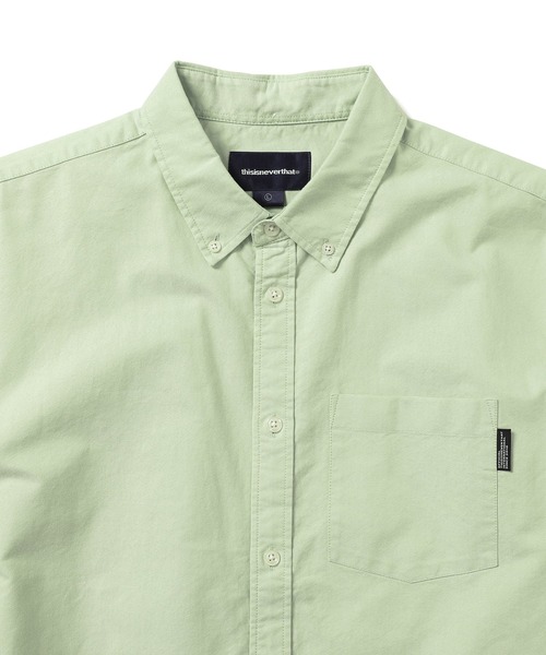 さらに100円引き◆thisisneverthat◆Oxford S/S Shirt 24SS Oxford-S-S-Shirt-Green1.jpg?v=