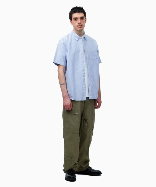 thisisneverthat（ディスイズネバーザット）の「Oxford S/S Shirt（シャツ/ブラウス・メンズ・グリーン/ライトオレンジ系/ライトブルー・L/M/S/XL）」の11枚目の写真