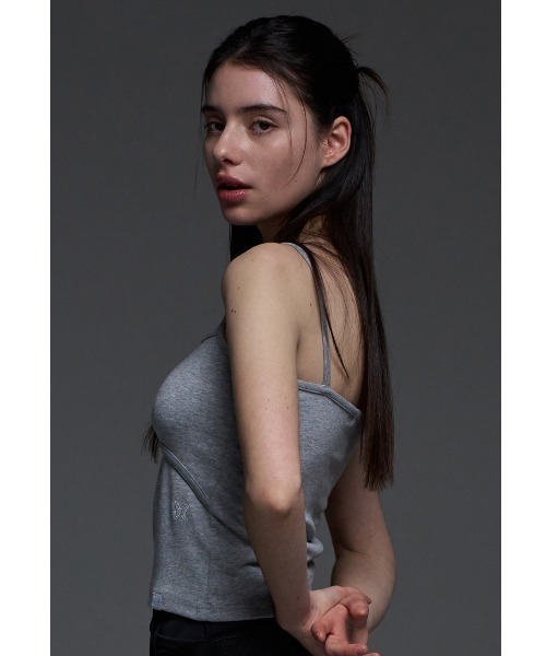FANCY CLUB(ファンシークラブ)の「A'GEM/9 × .kom 『 FANCY CLUB/ファンシークラブ』 SLOP SLEEVELESS/スリーブレス(タンクトップ・レディース・ホワイト/ライトグレー/ブラック・FREE)」の13枚目の写真