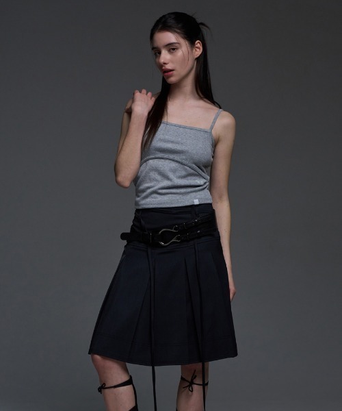 FANCY CLUB(ファンシークラブ)の「A'GEM/9 × .kom 『 FANCY CLUB/ファンシークラブ』 SLOP SLEEVELESS/スリーブレス(タンクトップ・レディース・ホワイト/ライトグレー/ブラック・FREE)」の14枚目の写真