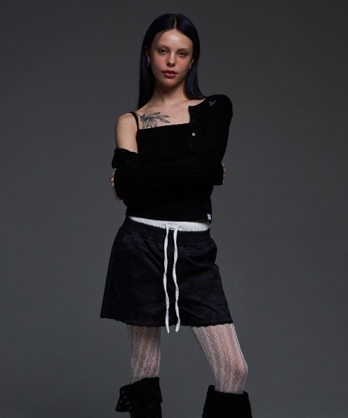 FANCY CLUB(ファンシークラブ)の「A'GEM/9 × .kom 『 FANCY CLUB/ファンシークラブ』 SLOP SLEEVELESS/スリーブレス(タンクトップ・レディース・ホワイト/ライトグレー/ブラック・FREE)」の11枚目の写真