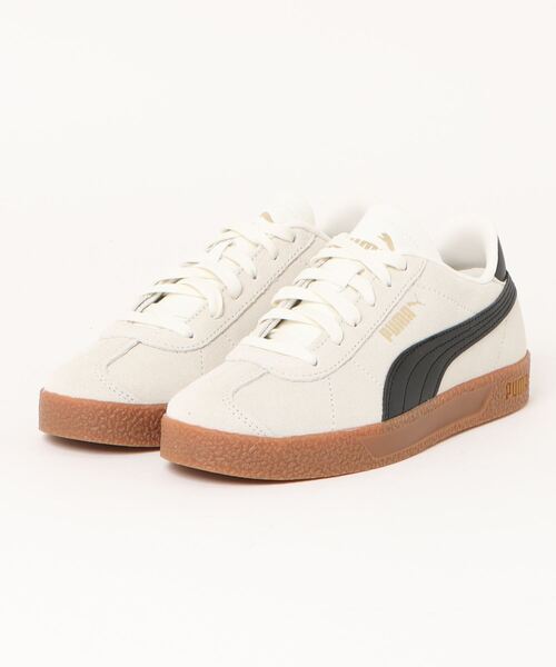 PUMA（プーマ）の「《PUMA》プーマ クラブ（スニーカー・メンズ・ブラック系その他/シルバー系その他/ベージュ系その他・22.0cm/22.5cm/23.0cm/23.5cm/24.0cm/24.5cm/25.0cm/25.5cm/26.0cm/26.5cm/27.0cm/27.5cm/28.0cm）」の3枚目の写真