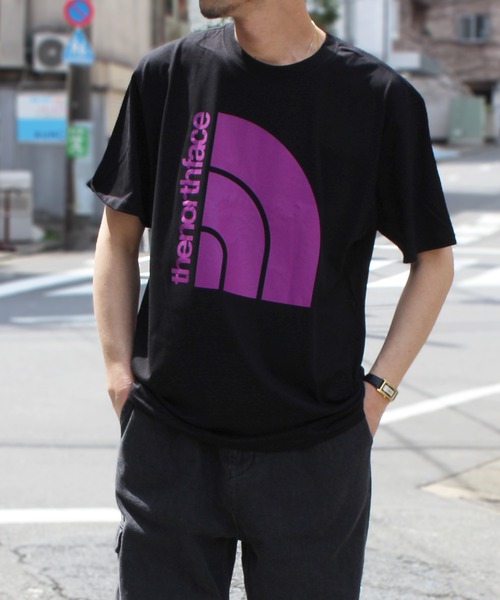 THE NORTH FACE(ザノースフェイス)の「【THE NORTH FACE】ノースフェイス M S/S JUMBO HALF DOME TEE ロゴTシャツ NF0A812N(Tシャツ/カットソー・メンズ・グレー/ブルー/ホワイト/オレンジ/ブラック系その他/ブラック・M/XL/S/L)」の3枚目の写真
