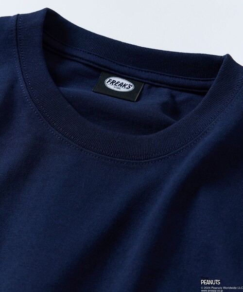 FREAK'S STORE（フリークスストア）の「限定展開 PEANUTS/ピーナッツ 別注 ビッグシルエット バックプリント クルーネックTシャツ/チャーリー・ブラウン（Tシャツ/カットソー・メンズ・グレイッシュブルー/ネイビー/アッシュグレー/ブラック/ホワイト・LARGE/MEDIUM/SMALL）」の20枚目の写真