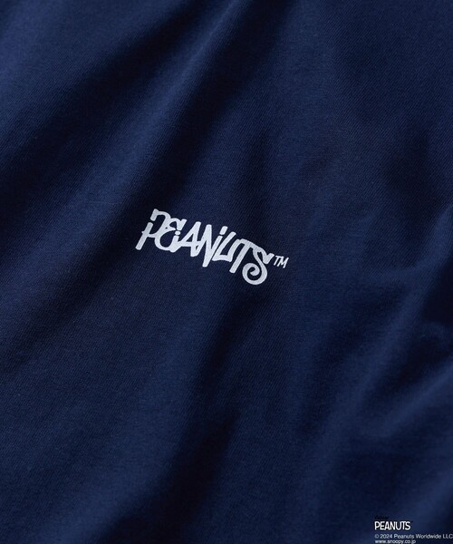 FREAK'S STORE（フリークスストア）の「限定展開 PEANUTS/ピーナッツ 別注 ビッグシルエット バックプリント クルーネックTシャツ/チャーリー・ブラウン（Tシャツ/カットソー・メンズ・グレイッシュブルー/ネイビー/アッシュグレー/ブラック/ホワイト・LARGE/MEDIUM/SMALL）」の21枚目の写真