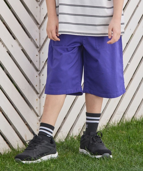 GLOBAL WORK（グローバルワーク）の「DRY/ストレッチハーフパンツ/976031（その他パンツ・キッズ・ベージュ/パープル/ブラック/カーキ/ブルー・170cm/160cm/140cm/150cm/130cm/120cm）」の5枚目の写真