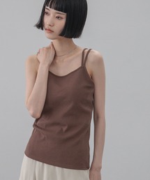 LOWRYS FARM | スタイルＵＰクロスカップキャミ　100757(Tシャツ/カットソー)