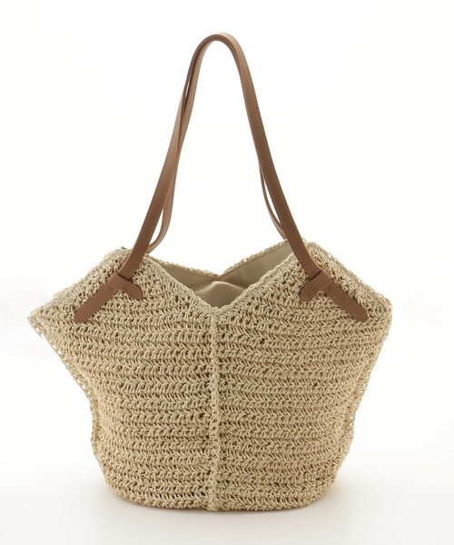 &Bridge(アンドブリッジ)の「cachellier(カシェリエ) 編みトートバッグ(BE)(トートバッグ・レディース・アイボリー・99)」の1枚目の写真