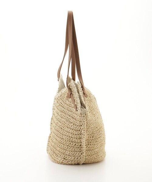 &Bridge(アンドブリッジ)の「cachellier(カシェリエ) 編みトートバッグ(BE)(トートバッグ・レディース・アイボリー・99)」の3枚目の写真