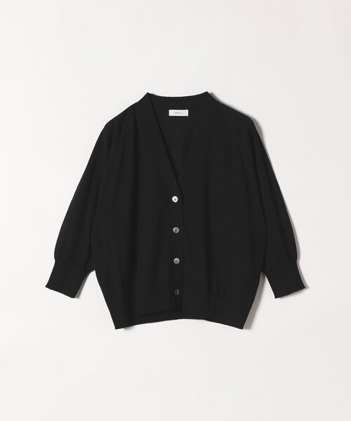 SHIPS any:〈手洗い可能〉リネン ミックス Vネック ショート