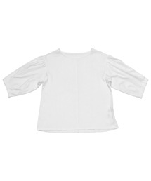 袖ボリュームタックギャザーカットソー 七分袖ブラウス