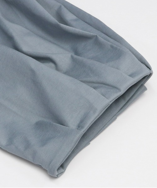 TOKYO SHIRTS（トウキョウシャツ）の「袖ボリュームタックギャザーカットソー 七分袖ブラウス（シャツ/ブラウス・レディース・ダークブルー/チャコール/ネイビー/ホワイト・M/L）」の15枚目の写真