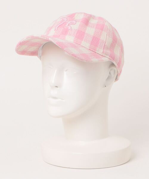 ammy.(エイミードット)の「【 ammy. / エイミードット 】 リボン 刺繍 ステッチ キャップ(キャップ・レディース・ブルー/ホワイト/ピンク/ネイビー・FREE)」の6枚目の写真