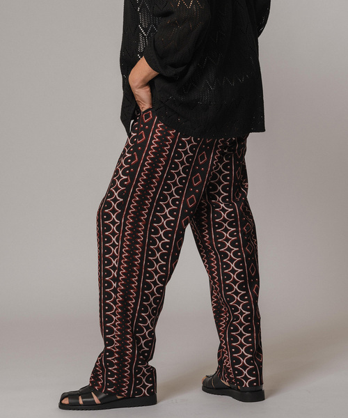 EDIFICE(エディフィス)の「バティック パターン1タック イージーパンツ(スラックス・メンズ・チャコールグレー/ブラック/ブラウン/グリーン/ネイビー・SMALL/MEDIUM/LARGE)」の16枚目の写真