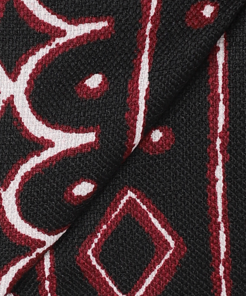 EDIFICE(エディフィス)の「バティック パターン1タック イージーパンツ(スラックス・メンズ・チャコールグレー/ブラック/ブラウン/グリーン/ネイビー・SMALL/MEDIUM/LARGE)」の6枚目の写真