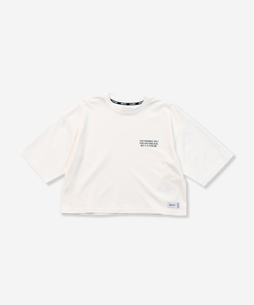 NIKITA(ニキータ)の「【NIKITA/ニキータ】レディースクロップドTシャツ N QD LOOSE CROPPED SS TEE(Tシャツ/カットソー・レディース・ホワイト/ブルー/ブラック・LARGE/MEDIUM)」の4枚目の写真