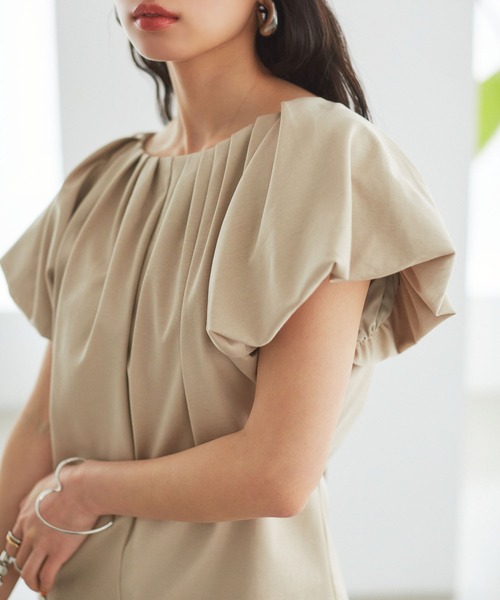 VIS（ビス）の「【洗える】袖ボリュームバックデザインプルオーバー（Tシャツ/カットソー・レディース・ブラック/ベージュ系その他/ブルー系その他5・FREE）」の18枚目の写真