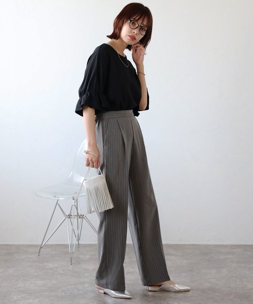Liesse❥22000円オーバーシルエットギャザートップス今期 セール