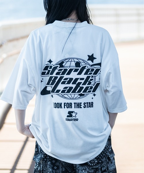 JOHN'S CLOSET（ジョンズクローゼット）の「【t】〔STARTER BLACK LABEL〕アソートプリント BIG TEE（Tシャツ/カットソー・メンズ・ホワイト系2/ブラック/ブラック系その他2/ホワイト系その他2/ホワイト系その他4/ホワイト系3/グリーン系その他3/ホワイト/ホワイト系その他/ホワイト系その他3/ホワイト系4/ブラック系その他4/ブラック系3/グリーン/パープル系その他2/パープル系その他4・MEDIUM/LARGE/X-LARGE）」の7枚目の写真