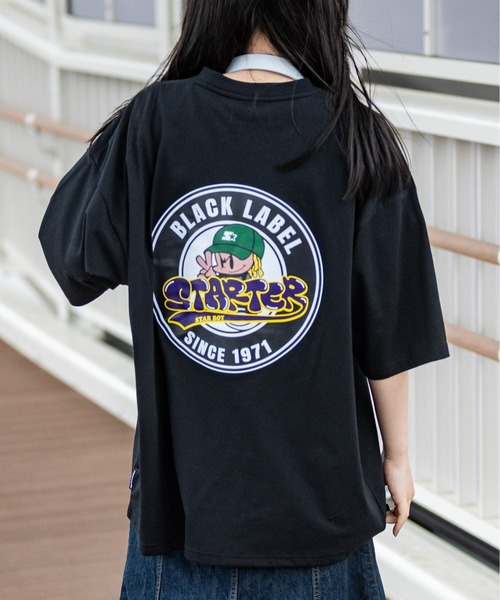 JOHN'S CLOSET（ジョンズクローゼット）の「【t】〔STARTER BLACK LABEL〕アソートプリント BIG TEE（Tシャツ/カットソー・メンズ・ホワイト系2/ブラック/ブラック系その他2/ホワイト系その他2/ホワイト系その他4/ホワイト系3/グリーン系その他3/ホワイト/ホワイト系その他/ホワイト系その他3/ホワイト系4/ブラック系その他4/ブラック系3/グリーン/パープル系その他2/パープル系その他4・MEDIUM/LARGE/X-LARGE）」の12枚目の写真