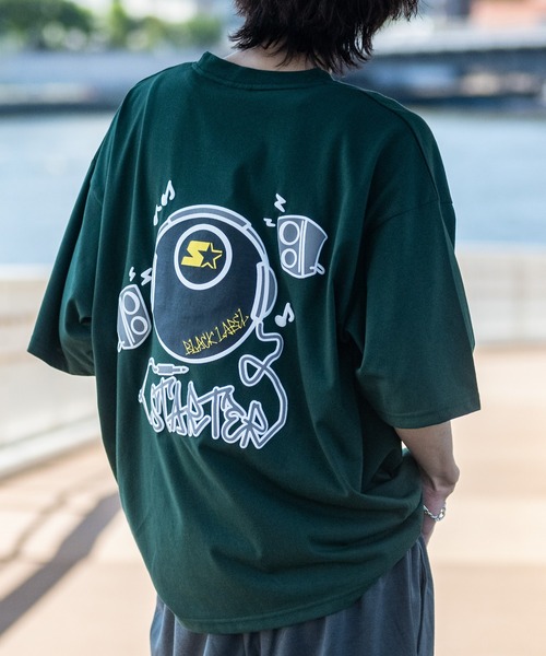 JOHN'S CLOSET（ジョンズクローゼット）の「【t】〔STARTER BLACK LABEL〕アソートプリント BIG TEE（Tシャツ/カットソー・メンズ・ホワイト系2/ブラック/ブラック系その他2/ホワイト系その他2/ホワイト系その他4/ホワイト系3/グリーン系その他3/ホワイト/ホワイト系その他/ホワイト系その他3/ホワイト系4/ブラック系その他4/ブラック系3/グリーン/パープル系その他2/パープル系その他4・MEDIUM/LARGE/X-LARGE）」の13枚目の写真