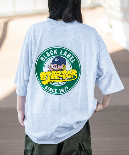 JOHN'S CLOSET（ジョンズクローゼット）の「【t】〔STARTER BLACK LABEL〕アソートプリント BIG TEE（Tシャツ/カットソー・メンズ・ホワイト系2/ブラック/ブラック系その他2/ホワイト系その他2/ホワイト系その他4/ホワイト系3/グリーン系その他3/ホワイト/ホワイト系その他/ホワイト系その他3/ホワイト系4/ブラック系その他4/ブラック系3/グリーン/パープル系その他2/パープル系その他4・MEDIUM/LARGE/X-LARGE）」の5枚目の写真