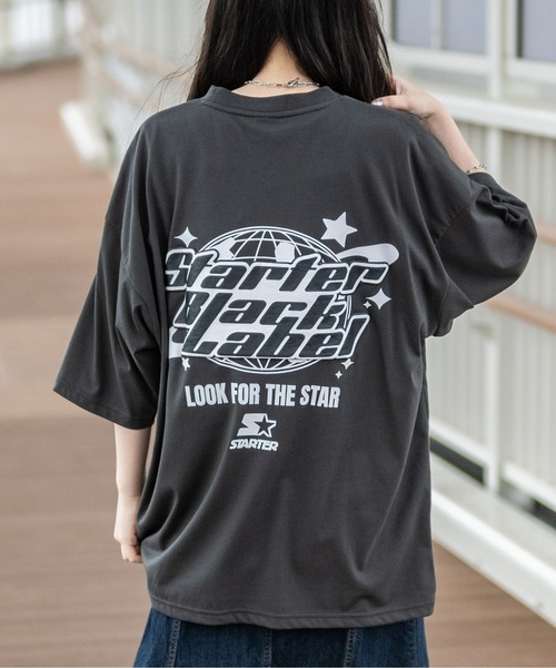 JOHN'S CLOSET（ジョンズクローゼット）の「【t】〔STARTER BLACK LABEL〕アソートプリント BIG TEE（Tシャツ/カットソー・メンズ・ホワイト系2/ブラック/ブラック系その他2/ホワイト系その他2/ホワイト系その他4/ホワイト系3/グリーン系その他3/ホワイト/ホワイト系その他/ホワイト系その他3/ホワイト系4/ブラック系その他4/ブラック系3/グリーン/パープル系その他2/パープル系その他4・MEDIUM/LARGE/X-LARGE）」の10枚目の写真