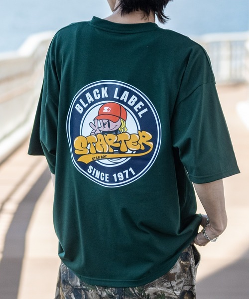 JOHN'S CLOSET（ジョンズクローゼット）の「【t】〔STARTER BLACK LABEL〕アソートプリント BIG TEE（Tシャツ/カットソー・メンズ・ホワイト系2/ブラック/ブラック系その他2/ホワイト系その他2/ホワイト系その他4/ホワイト系3/グリーン系その他3/ホワイト/ホワイト系その他/ホワイト系その他3/ホワイト系4/ブラック系その他4/ブラック系3/グリーン/パープル系その他2/パープル系その他4・MEDIUM/LARGE/X-LARGE）」の14枚目の写真