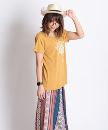 【MARAI】ロータスロゴ半袖Tシャツ