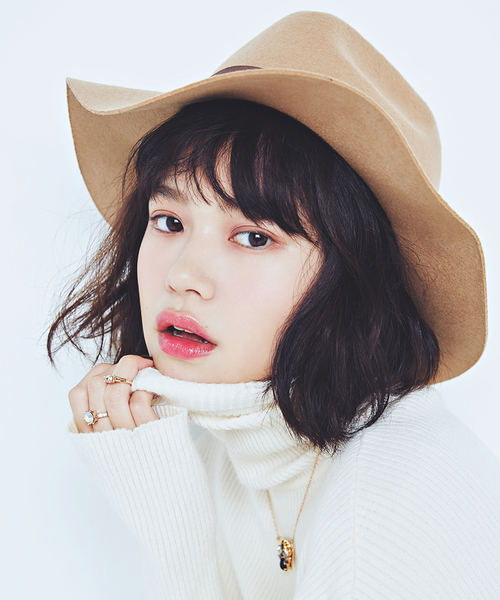 WEGO（ウィゴー）の「WEGO/フェルトツバ広ハット（ハット・レディース・ライトグレー/ブラウン/ワイン/ライトピンク/ネイビー/カーキ/ブラック/キャメル・FREE）」の6枚目の写真