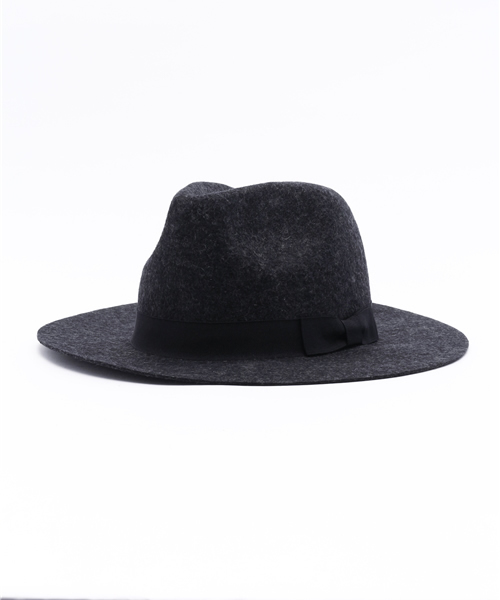 WEGO（ウィゴー）の「WEGO/フェルトツバ広ハット（ハット・レディース・ライトグレー/ブラウン/キャメル/ネイビー/ワイン/ライトピンク/カーキ/ブラック/ダークグレー・FREE）」の3枚目の写真