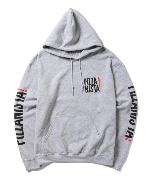 BEAMS（ビームス）の「◆PIZZANISTA×BEAMS / 別注 プルオーバー パーカー（パーカー・メンズ・ホワイト/グレー・SMALL/MEDIUM/LARGE）」の3枚目の写真