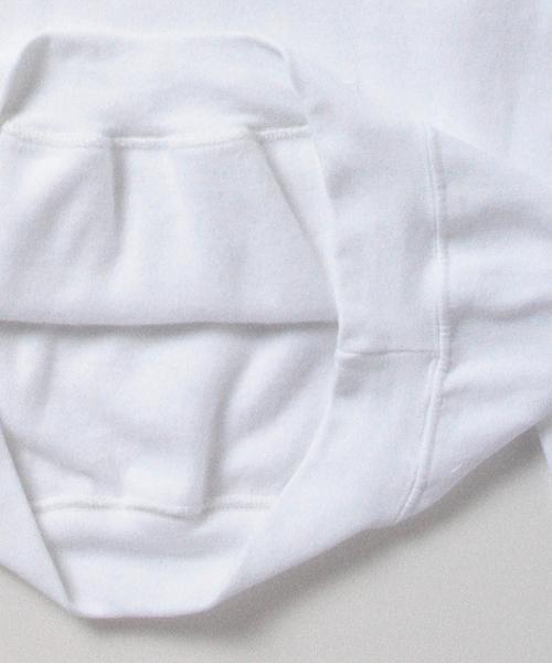 BEAMS（ビームス）の「◆PIZZANISTA×BEAMS / 別注 プルオーバー パーカー（パーカー・メンズ・ホワイト/グレー・SMALL/MEDIUM/LARGE）」の8枚目の写真