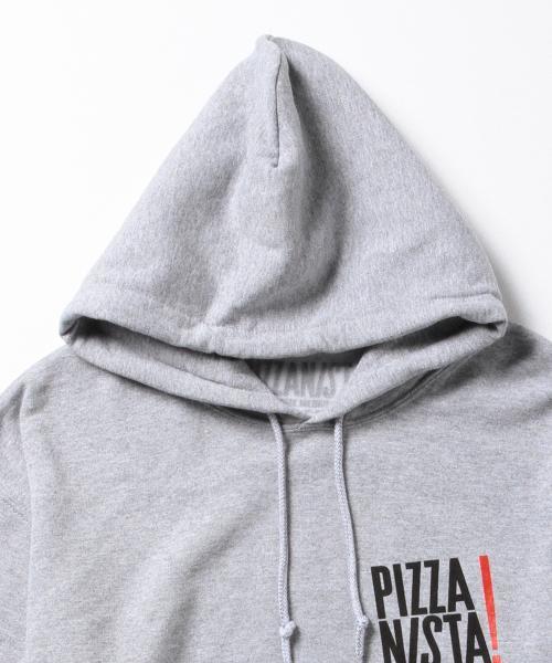 BEAMS（ビームス）の「◆PIZZANISTA×BEAMS / 別注 プルオーバー パーカー（パーカー・メンズ・ホワイト/グレー・SMALL/MEDIUM/LARGE）」の10枚目の写真