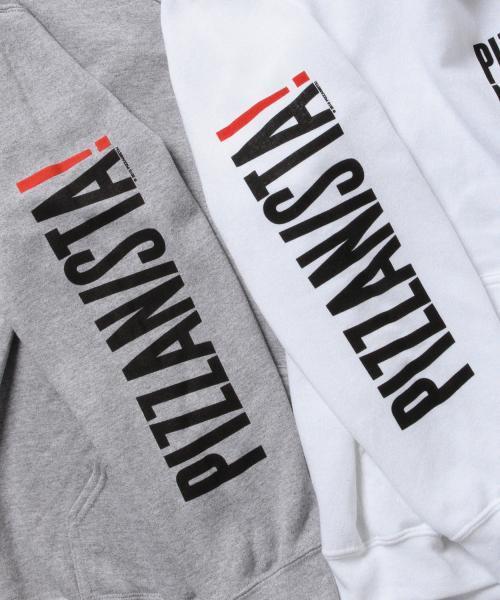 BEAMS（ビームス）の「◆PIZZANISTA×BEAMS / 別注 プルオーバー パーカー（パーカー・メンズ・ホワイト/グレー・SMALL/MEDIUM/LARGE）」の13枚目の写真