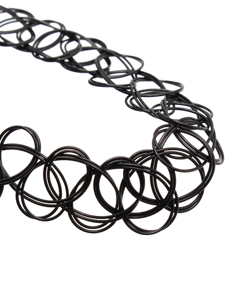 WEGO（ウィゴー）の「WEGO/タトゥチョーカーセット（ネックレス・レディース・ホワイト/ブラック/その他1・FREE）」の7枚目の写真