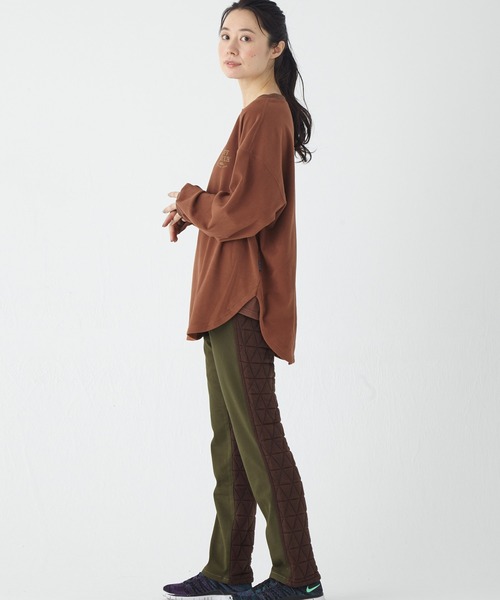 KRIFF MAYER Lady's Collection(クリフメイヤーレディースコレクション)の「もちのびゆるT(Tシャツ/カットソー・レディース・その他5/カラフル/ブラウン/グレー/ナチュラル/カーキ/ブラック・LARGE/MEDIUM)」の9枚目の写真