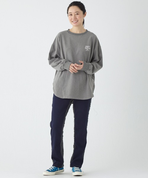 KRIFF MAYER Lady's Collection(クリフメイヤーレディースコレクション)の「もちのびゆるT(Tシャツ/カットソー・レディース・その他5/カラフル/ブラウン/グレー/ナチュラル/カーキ/ブラック・LARGE/MEDIUM)」の10枚目の写真