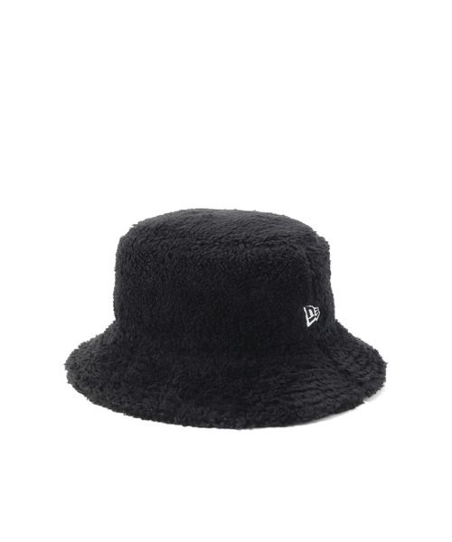 NEW ERA(ニューエラ)の「ニューエラキッズ バケットハット バケハ ミンクフリースボア(ハット・キッズ・ブラック/ベージュ・S/M/M/L/L/XL)」の4枚目の写真