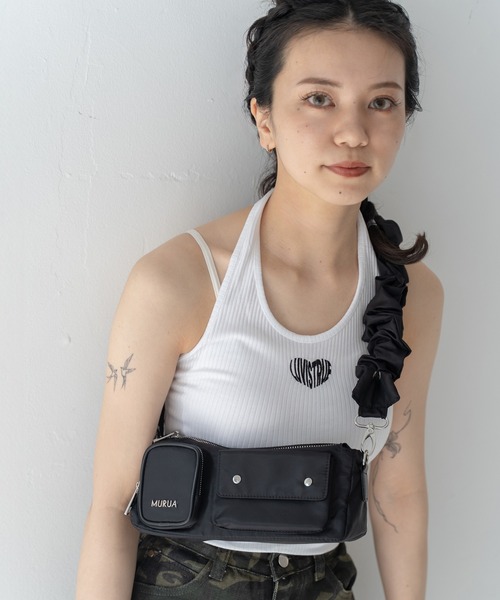 セール】【WEB限定商品】2WAYフリルショルダーハンドバッグ
