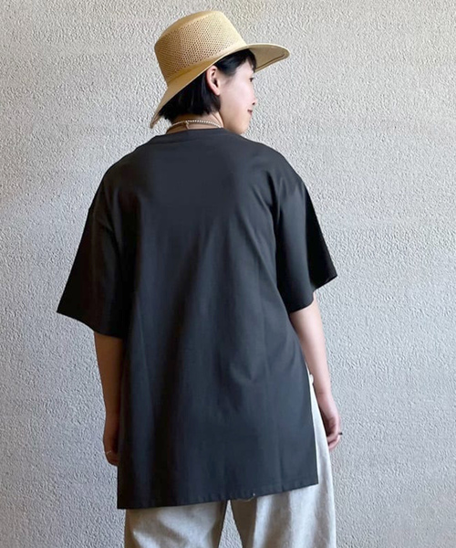 JOURNAL STANDARD LUXE(ジャーナルスタンダード ラックス)の「スワイジャージー ドロッププルオーバー(Tシャツ/カットソー・レディース・ホワイト/ブラウン/チャコールグレー・FREE)」の2枚目の写真